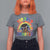 Funny 120 Days Smarter Afro African American Girl T Shirt For Women