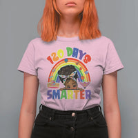 Funny 120 Days Smarter Afro African American Girl T Shirt For Women