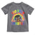Funny 120 Days Smarter Afro African American Girl Toddler T Shirt