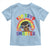 Funny 120 Days Smarter Afro African American Girl Toddler T Shirt