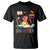 Funny 100 Days Smarter Black Afro African American Girl T Shirt