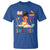 Funny 100 Days Smarter Black Afro African American Girl T Shirt