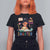 Funny 100 Days Smarter Black Afro African American Girl T Shirt For Women