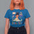 Funny 100 Days Smarter Black Afro African American Girl T Shirt For Women