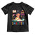 Funny 100 Days Smarter Black Afro African American Girl Toddler T Shirt