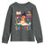 Funny 100 Days Smarter Black Afro African American Girl Youth Sweatshirt