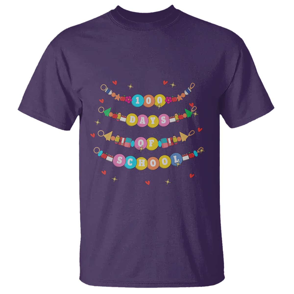 Funny 100 Days Of School Bracelet T Shirt