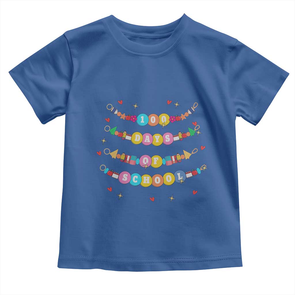 Funny 100 Days Of School Bracelet Toddler T Shirt