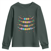 Funny 100 Days Of School Bracelet Youth Sweatshirt
