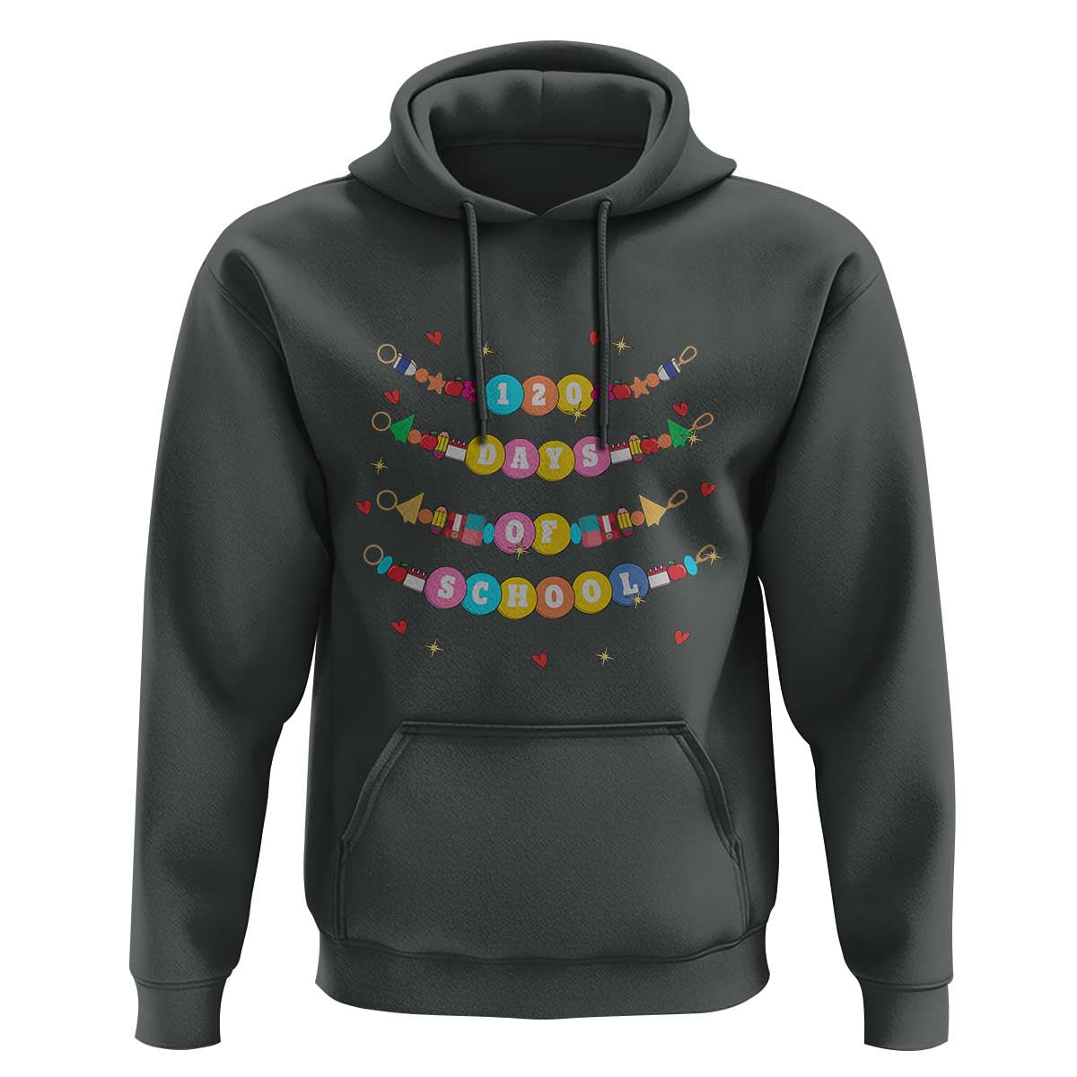 Funny 120 Days Of School Bracelet Hoodie