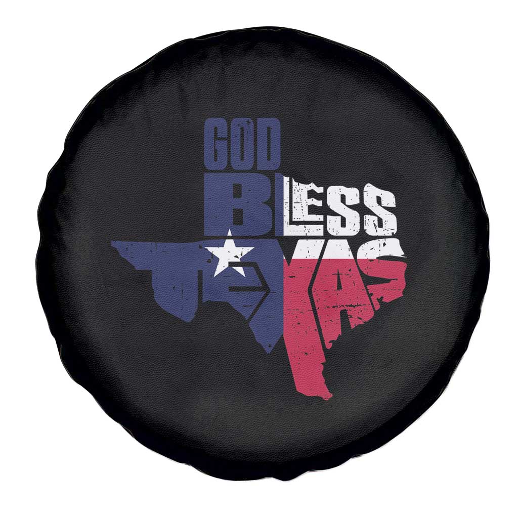 American Texan Spare Tire Cover God Bless Texas TX Flag