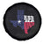American Texan Spare Tire Cover God Bless Texas TX Flag