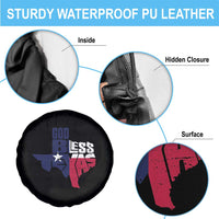 American Texan Spare Tire Cover God Bless Texas TX Flag
