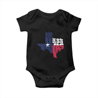 American Texan Baby Onesie God Bless Texas TX Flag