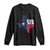 American Texan Long Sleeve Shirt God Bless Texas TX Flag