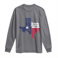 American Texan Long Sleeve Shirt God Bless Texas TX Flag