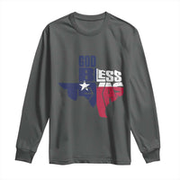 American Texan Long Sleeve Shirt God Bless Texas TX Flag