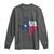 American Texan Long Sleeve Shirt God Bless Texas TX Flag