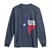 American Texan Long Sleeve Shirt God Bless Texas TX Flag