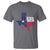 American Texan T Shirt God Bless Texas TX Flag