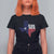 American Texan T Shirt For Women God Bless Texas TX Flag
