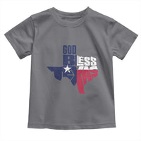 American Texan Toddler T Shirt God Bless Texas TX Flag