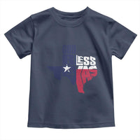 American Texan Toddler T Shirt God Bless Texas TX Flag
