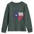 American Texan Youth Sweatshirt God Bless Texas TX Flag
