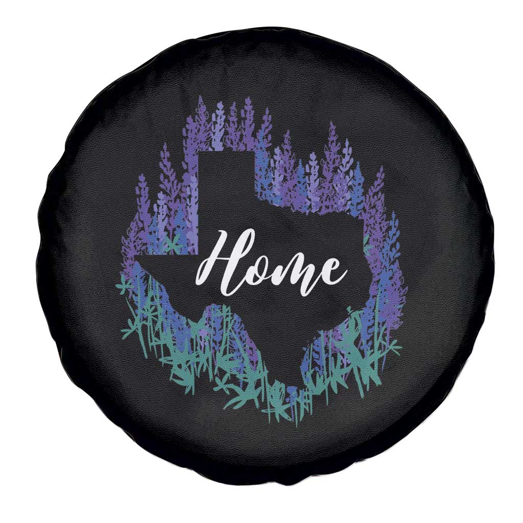 Texas Home State Map Pride Bluebonnets Spare Tire Cover