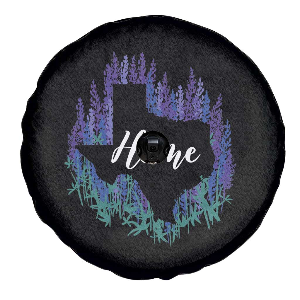 Texas Home State Map Pride Bluebonnets Spare Tire Cover