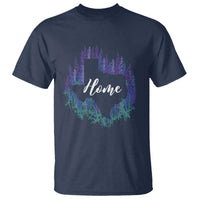 Texas Home State Map Pride Bluebonnets T Shirt
