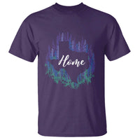 Texas Home State Map Pride Bluebonnets T Shirt