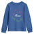 Texas Home State Map Pride Bluebonnets Youth Sweatshirt