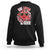 Funny Valentine's Day Sweatshirt One Loved Dude Cute Heart Checkerboard