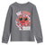 Funny Valentine's Day Youth Sweatshirt One Loved Dude Cute Heart Checkerboard