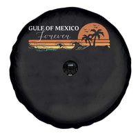 Gulf Of Mexico Forever Spare Tire Cover Beach Palm Treen Vintage Retro