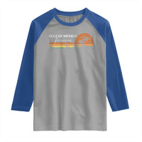 Gulf Of Mexico Forever Raglan Shirt Beach Palm Treen Vintage Retro