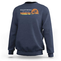 Gulf Of Mexico Forever Sweatshirt Beach Palm Treen Vintage Retro