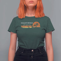 Gulf Of Mexico Forever T Shirt For Women Beach Palm Treen Vintage Retro
