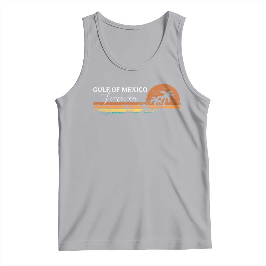 Gulf Of Mexico Forever Tank Top Beach Palm Treen Vintage Retro