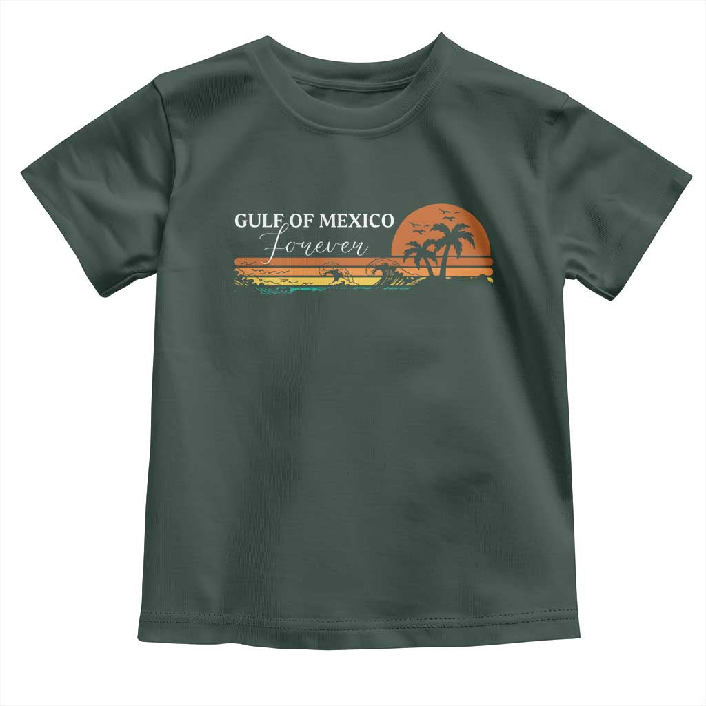 Gulf Of Mexico Forever Toddler T Shirt Beach Palm Treen Vintage Retro