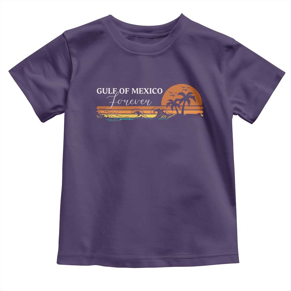 Gulf Of Mexico Forever Toddler T Shirt Beach Palm Treen Vintage Retro