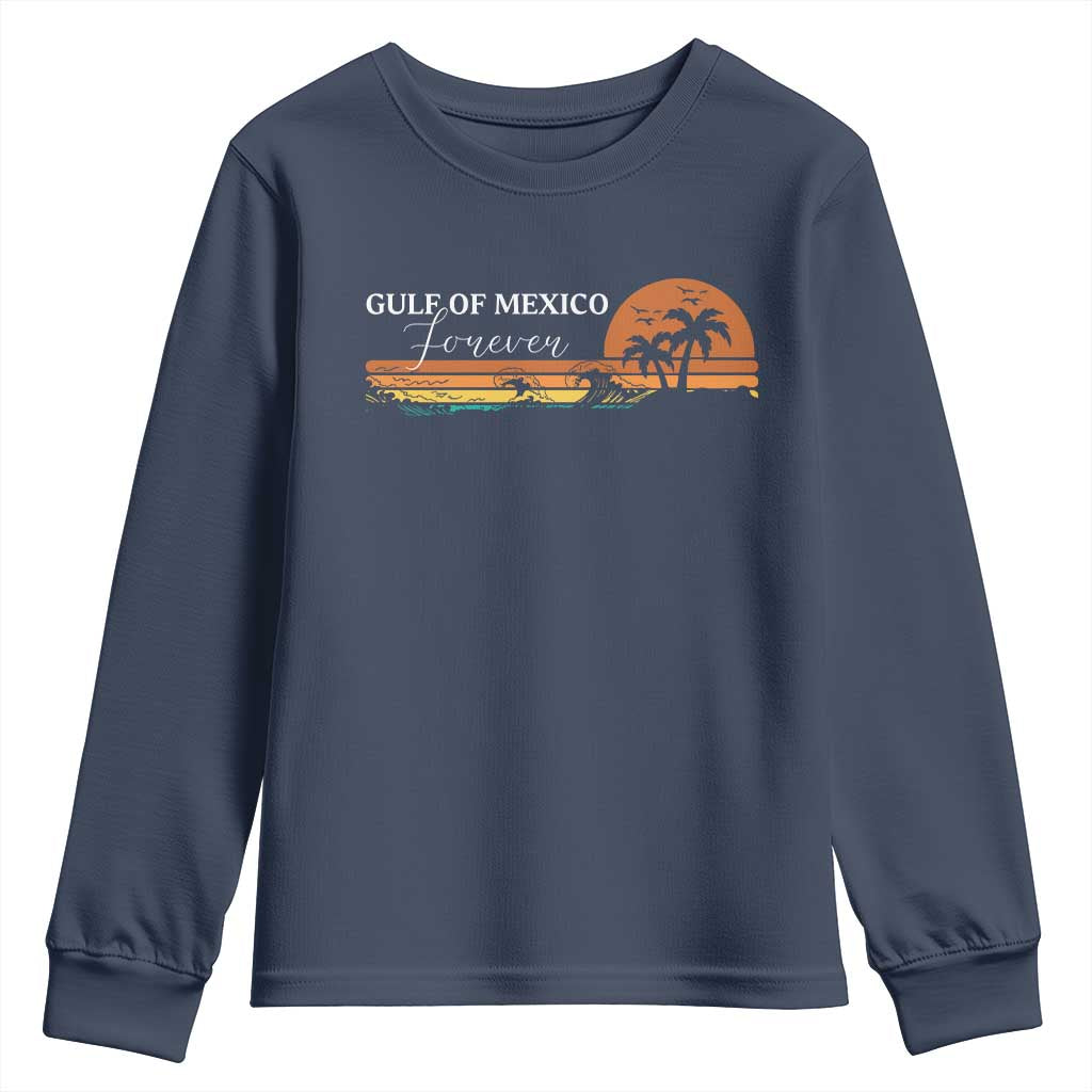 Gulf Of Mexico Forever Youth Sweatshirt Beach Palm Treen Vintage Retro