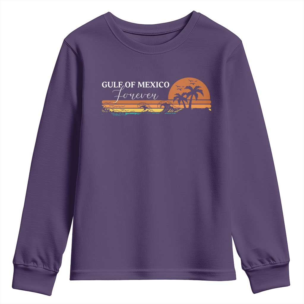 Gulf Of Mexico Forever Youth Sweatshirt Beach Palm Treen Vintage Retro