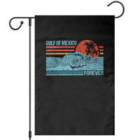 Gulf Of Mexico Forever Garden Flag Vintage Retro Beach Coconut Tree - Wonder Print Shop