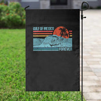 Gulf Of Mexico Forever Garden Flag Vintage Retro Beach Coconut Tree - Wonder Print Shop