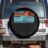 Gulf Of Mexico Forever Spare Tire Cover Vintage Retro Beach Coconut Tree