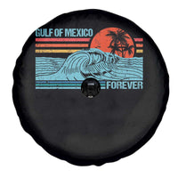 Gulf Of Mexico Forever Spare Tire Cover Vintage Retro Beach Coconut Tree