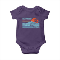 Gulf Of Mexico Forever Baby Onesie Vintage Retro Beach Coconut Tree