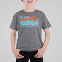 Gulf Of Mexico Forever T Shirt For Kid Vintage Retro Beach Coconut Tree